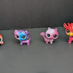 Colorful Small Pet Figurine Set